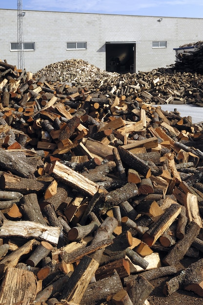 An outside firewood industry