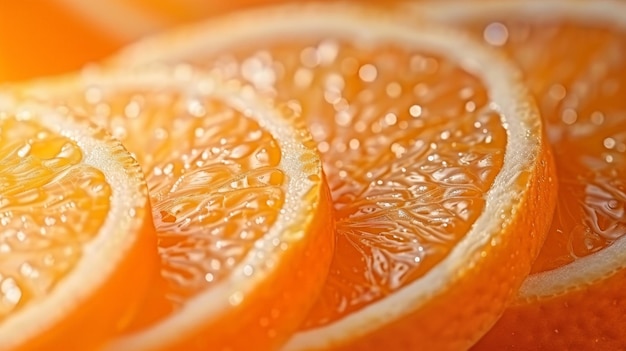 An overhead view of whole oranges on yellow backdrop