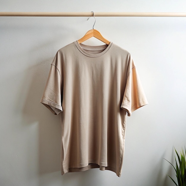 Photo oversized tshirt on hanger 4k hd photo