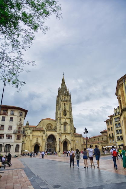 Oviedo city in asturias spain