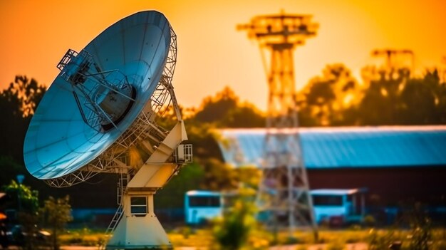 Owens Valley Desert Observatory Radar Dishes Deep Space Telescope