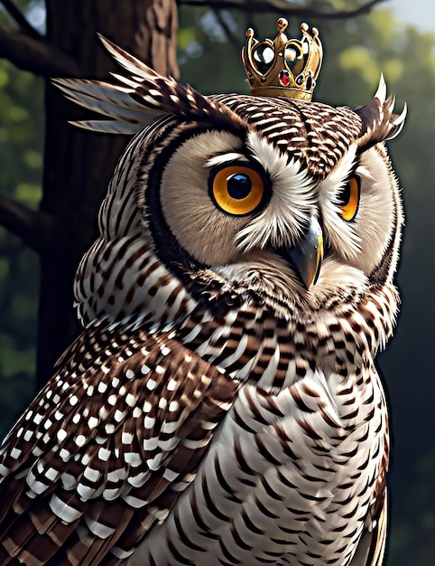 Owl bird Ai generated