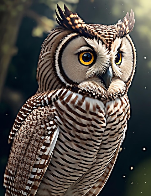 Owl bird Ai generated