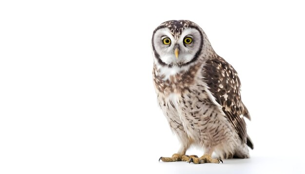 Owl Bird Isolated on white background