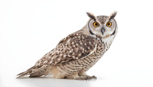 Owl Bird Isolated on white background