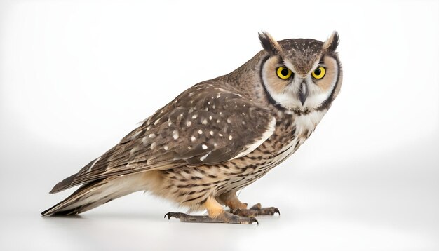 Owl Bird Isolated on white background