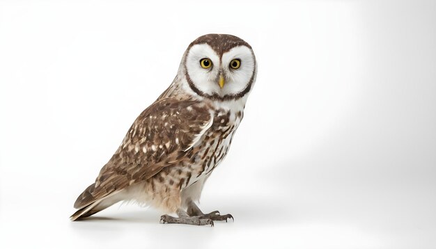 Owl Bird Isolated on white background