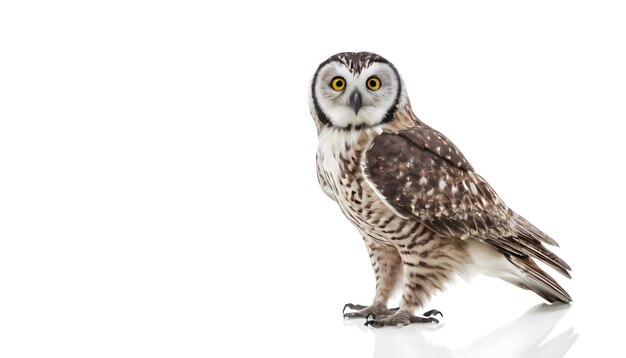 Owl Bird Isolated on white background