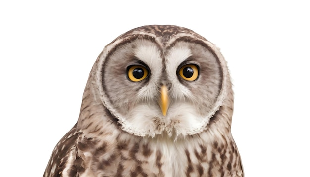 Owl Bird Isolated on white background