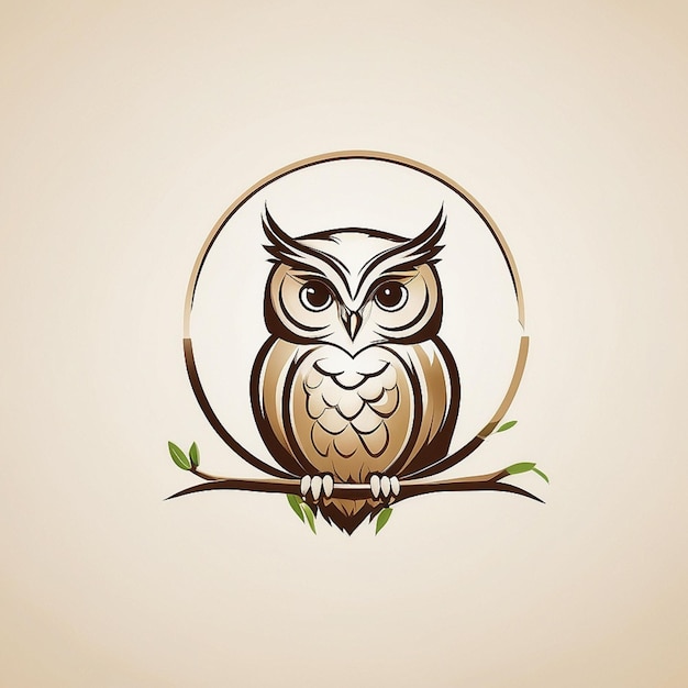 Owl Cartoon Style