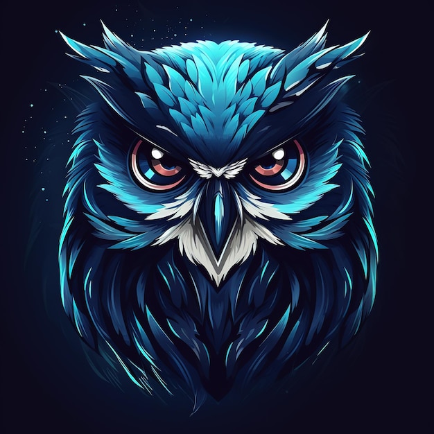 owl esport mascot logo