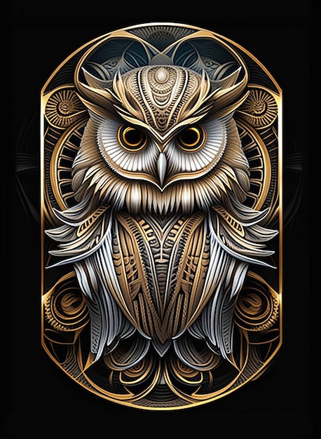 Owl mandala art design free download