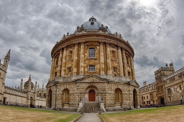 Oxford radcliffe camera on cloudy sky