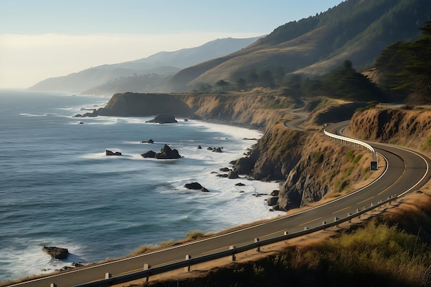 Pacific coast highway scenic drive photography