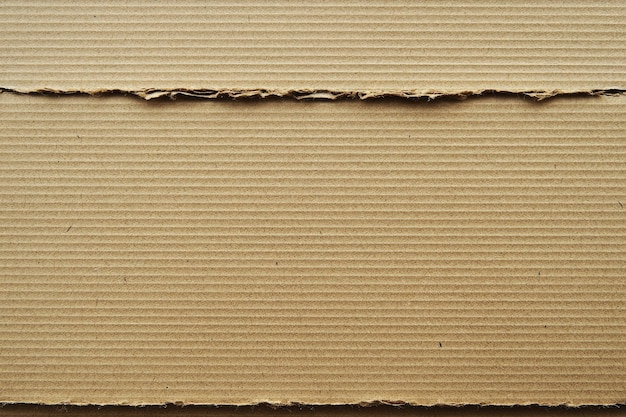 packaging cardboard made of recycled paper