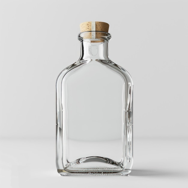 packaging mockup glass bottle for advertisement