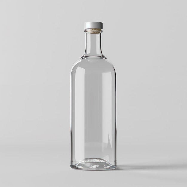 packaging mockup glass bottle for advertisement