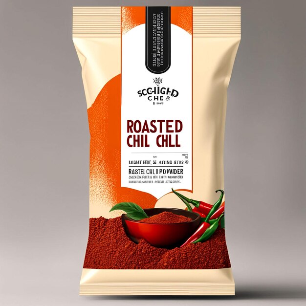 Packets or bottles of Fresh red chilli powder