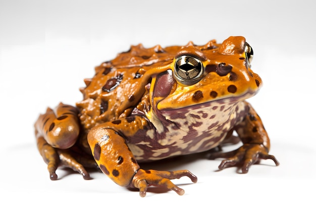 Pacman frogs isolated on white background