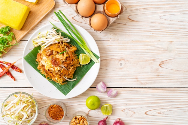 Pad Thai - stir-fried rice noodles