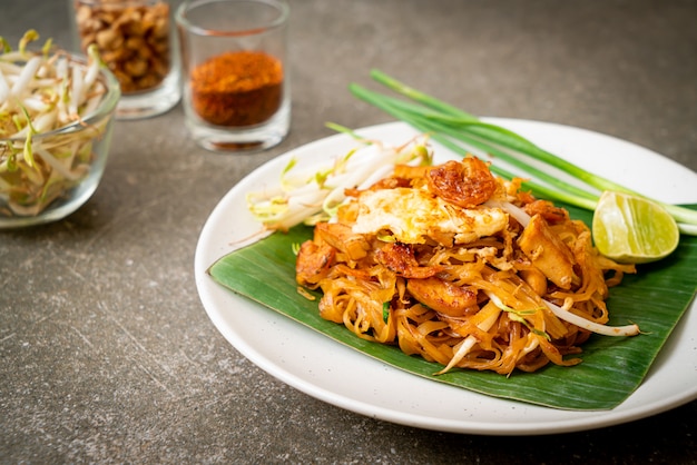 Pad Thai - stir-fried rice noodles