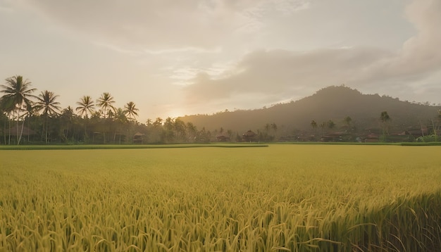 Paddy fields in Ubud Bali