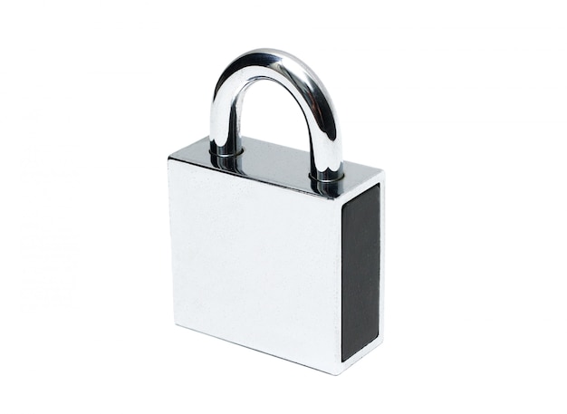 Padlock isolated 