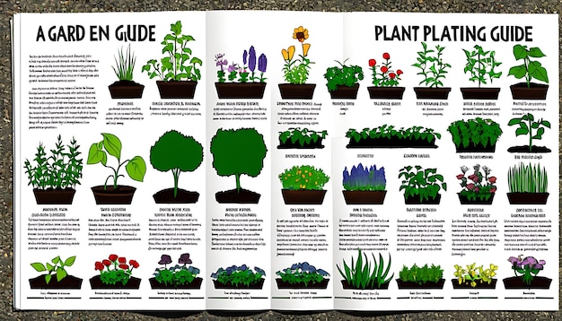 a page of a book about plants and plants