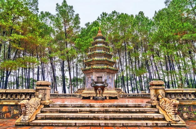 The Pagoda of the Celestial Lady in Hue Vietnam