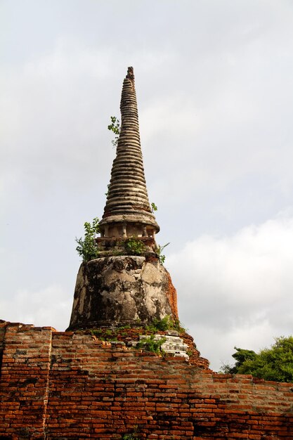 Pagoda at Wat Chaiwattanaram Temple Ayutthaya Thailand