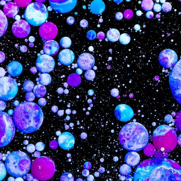 paint balls Abstract background