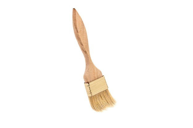 Photo paint brush on white background