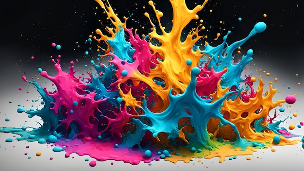 paint splash desktop wallpaper