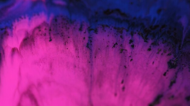 Paint splash ink water wave neon blue pink fluid