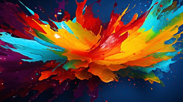 Paint splashabstract background