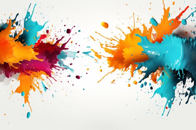 Paint Splatter Images background and copy space