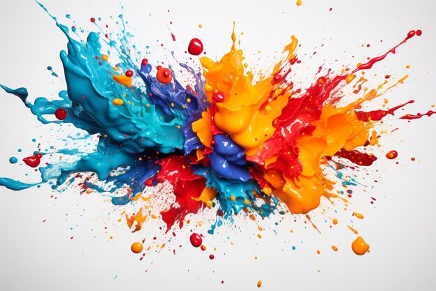 Paint Splatter Images background and copy space