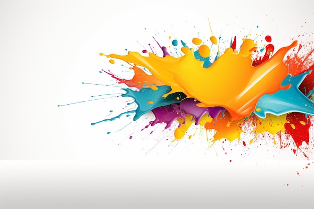 Photo paint splatter images background and copy space