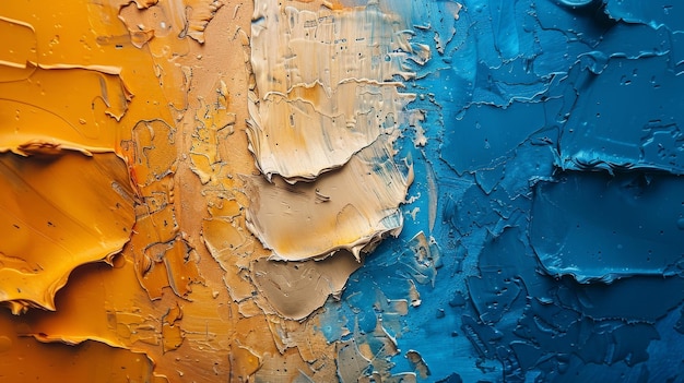 Painted abstracts with textured surfaces