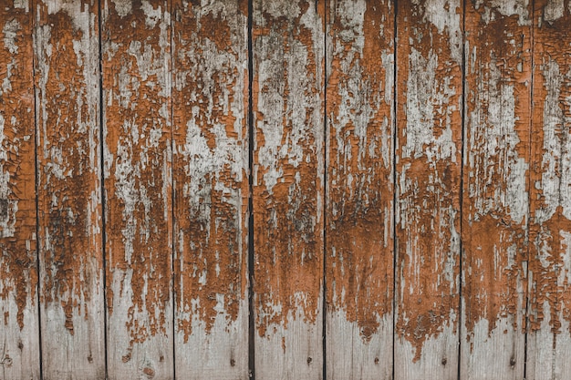 Painted old wooden red wall background. 