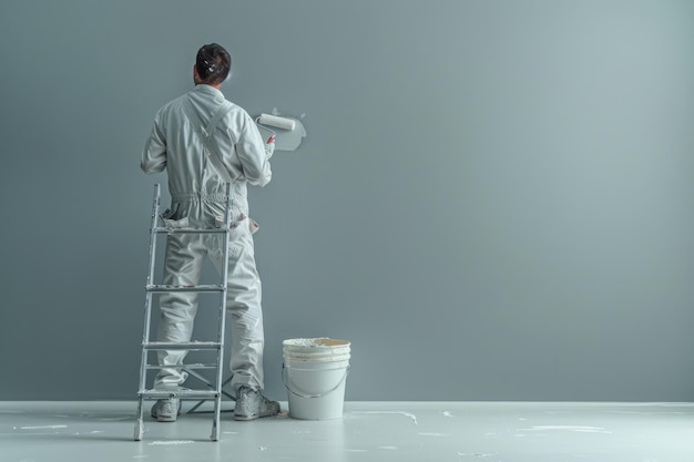 Painter on a Ladder