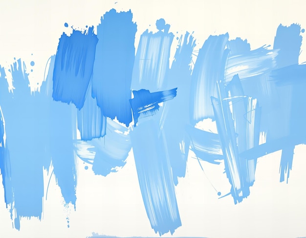 a painting of blue inks by person