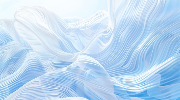 a painting of a blue and white abstract background with a blue and white swirl