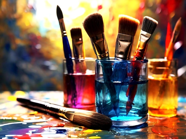 Painting_brushes_multiple_backgrounds