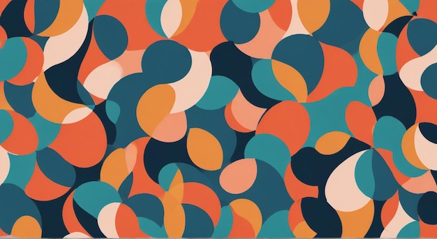 a painting by visual artist shows a colorful abstract pattern of circles