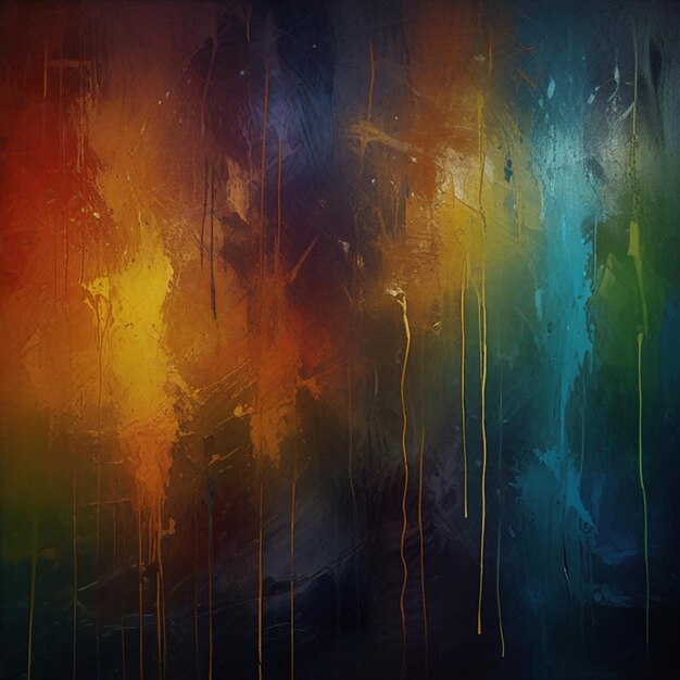 a painting of a colorful abstract background with a colorful background