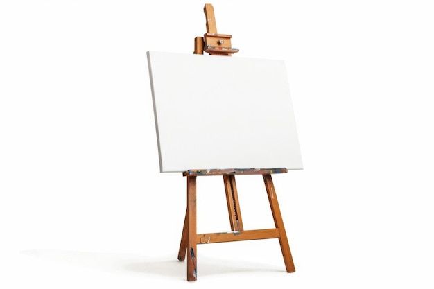 Painting Easel Isolated In Transparent Background