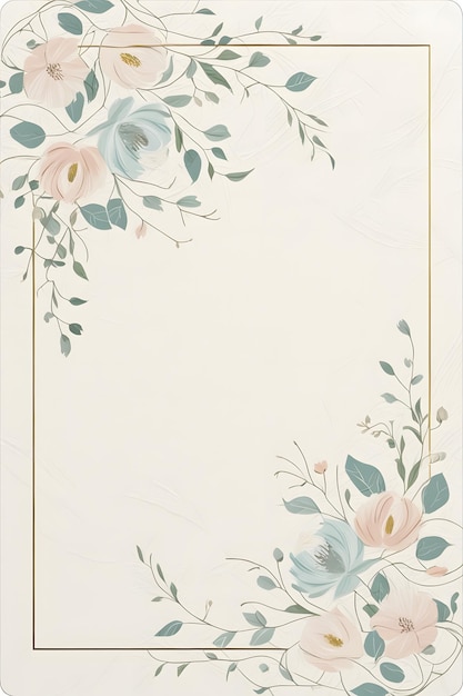 a painting of flowers with a gold frame