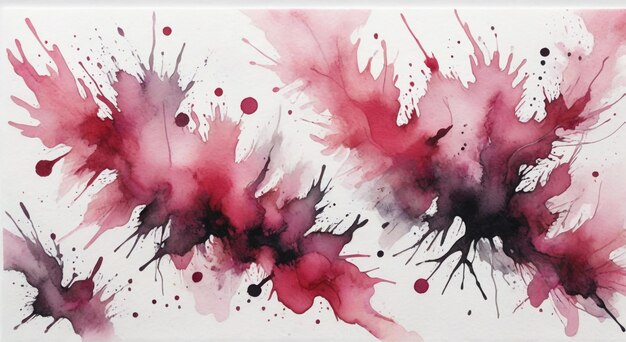 Photo a painting of pink and red inks with the words  the word  on it