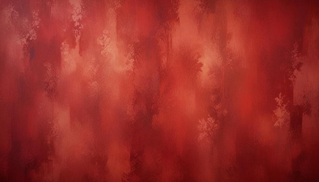 a painting of a red background with a red background